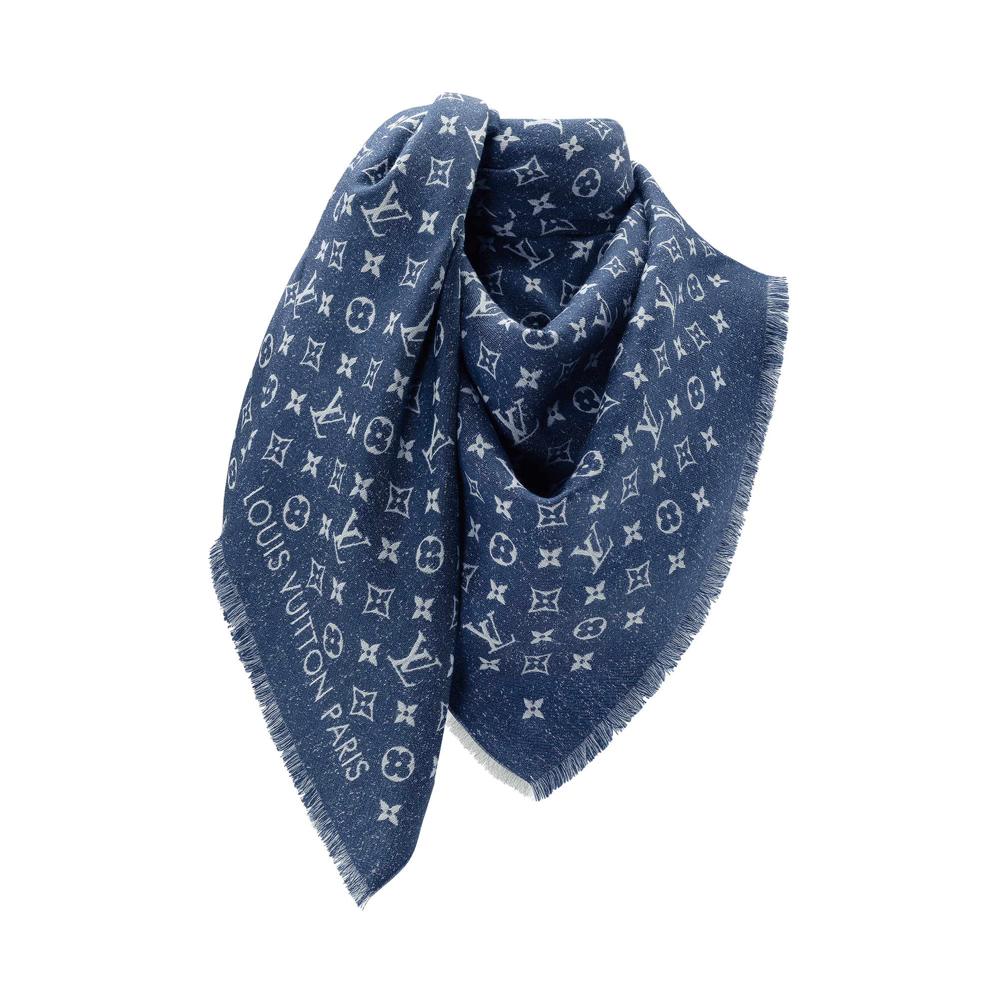 LOUIS VUITTON シルク大判スカーフ　デニム 楽天市場】LOUIS VUITTON ルイ ヴィトン バンドー ニューデニム